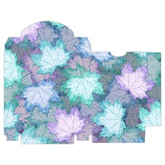Leaves Glitter Background Winter Playing Cards Single Design (Rectangle) with Custom Box from ArtsNow.com Poker Box