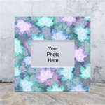 Leaves Glitter Background Winter White Box Photo Frame 4  x 6 