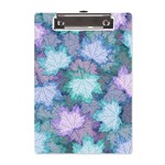 Leaves Glitter Background Winter A5 Acrylic Clipboard