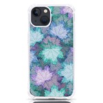 Leaves Glitter Background Winter iPhone 13 TPU UV Print Case