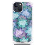 Leaves Glitter Background Winter iPhone 13 mini TPU UV Print Case