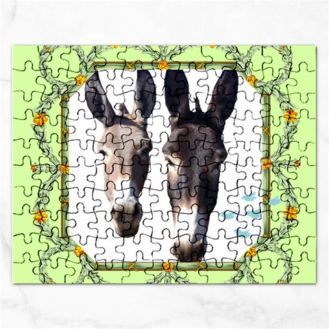 Two donks Jigsaw Puzzle (Rectangular) from ArtsNow.com Front