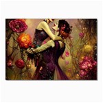Fantasy Floral Couple Dancing Postcards 5  x 7  (Pkg of 10)
