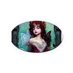 Pretty Fairy Queen In Knit Outfit Sticker (Oval)