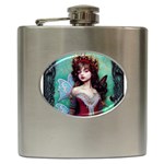 Pretty Fairy Queen In Knit Outfit Hip Flask (6 oz)