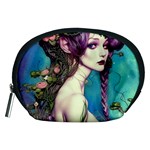Beautiful Fantasy Fairy With Purple  Hair Accessory Pouch (Medium)