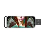 Pretty Redhead  Fairy Angel In Knit Outfit Portable USB Flash (One Side)