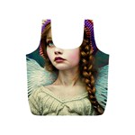 Pretty Fairy Angel In Knit Outfit And Beanie Full Print Recycle Bag (S)