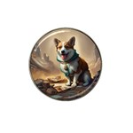 Corgi Dog  In The Middle Of The End Of The World Hat Clip Ball Marker (4 pack)