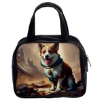 Corgi Dog  In The Middle Of The End Of The World Classic Handbag (Two Sides)