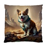 Corgi Dog  In The Middle Of The End Of The World Standard Cushion Case (One Side)