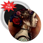 Elegant Victorian Woman 11 3  Magnets (10 pack) 