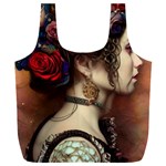 Elegant Victorian Woman 11 Full Print Recycle Bag (XXXL)