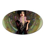 Elegant Victorian Woman Oval Magnet
