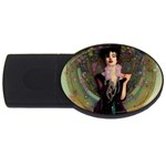 Elegant Victorian Woman USB Flash Drive Oval (2 GB)
