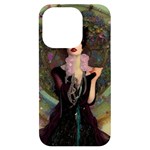 Elegant Victorian Woman iPhone 14 Pro Black UV Print Case