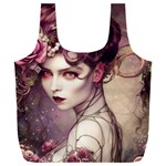 Elegant Victorian Woman 3 Full Print Recycle Bag (XXL)