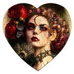 Elegant Victorian Woman 6 Jigsaw Puzzle (Heart)