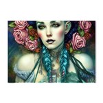 Elegant Victorian Woman 7 Crystal Sticker (A4)