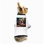 Cute Corgi Dog With Flowers 2 Dog T-Shirt
