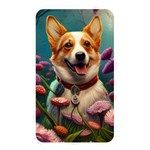 Cute Corgi Dog With Flowers 2 Memory Card Reader (Rectangular)