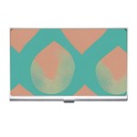 Mid Century Geometric Shapes Pattern 8 Business Card Holder