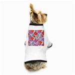 Mid Century Retro Floral 1970s 1960s Pattern 31 Dog T-Shirt