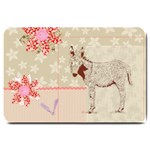 Donkey foal Large Doormat