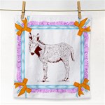 Donkey foal Face Towel