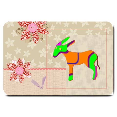 Funky Donkey Large Doormat from ArtsNow.com 30 x20  Door Mat