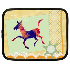 Funny Donkey Netbook Case (Large)	 from ArtsNow.com Front