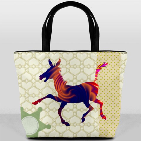 Funny Donkey Bucket Bag from ArtsNow.com Front