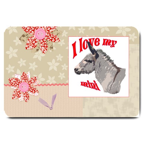Mini donk Large Doormat from ArtsNow.com 30 x20  Door Mat
