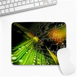 Machine Technology Circuit Electronic Computer Technics Detail Psychedelic Abstract Pattern Small Mousepad