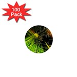 Machine Technology Circuit Electronic Computer Technics Detail Psychedelic Abstract Pattern 1  Mini Buttons (100 pack) 