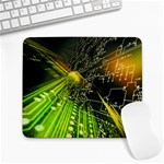 Machine Technology Circuit Electronic Computer Technics Detail Psychedelic Abstract Pattern Large Mousepad