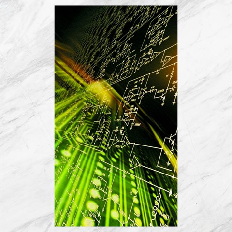Machine Technology Circuit Electronic Computer Technics Detail Psychedelic Abstract Pattern Canvas 40  x 72  from ArtsNow.com 39.28 x69.23  Canvas - 1