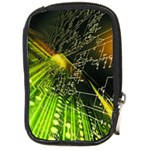 Machine Technology Circuit Electronic Computer Technics Detail Psychedelic Abstract Pattern Compact Camera Leather Case