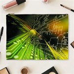 Machine Technology Circuit Electronic Computer Technics Detail Psychedelic Abstract Pattern Cosmetic Bag (XL)