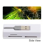 Machine Technology Circuit Electronic Computer Technics Detail Psychedelic Abstract Pattern Memory Card Reader (Stick)