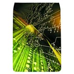Machine Technology Circuit Electronic Computer Technics Detail Psychedelic Abstract Pattern Removable Flap Cover (S)