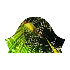 Machine Technology Circuit Electronic Computer Technics Detail Psychedelic Abstract Pattern Short Sleeve V Left Sleeve