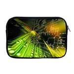 Machine Technology Circuit Electronic Computer Technics Detail Psychedelic Abstract Pattern Apple MacBook Pro 17  Zipper Case