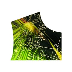 Machine Technology Circuit Electronic Computer Technics Detail Psychedelic Abstract Pattern Women s Button Up Vest from ArtsNow.com Top Right