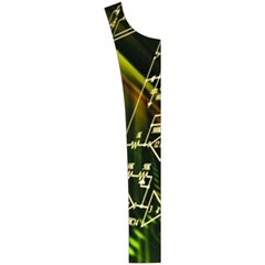 Machine Technology Circuit Electronic Computer Technics Detail Psychedelic Abstract Pattern Women s Button Up Vest from ArtsNow.com Button Placket Left