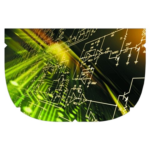 Machine Technology Circuit Electronic Computer Technics Detail Psychedelic Abstract Pattern Make Up Case (Small) from ArtsNow.com Side Right