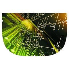 Machine Technology Circuit Electronic Computer Technics Detail Psychedelic Abstract Pattern Make Up Case (Small) from ArtsNow.com Side Right