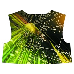 Machine Technology Circuit Electronic Computer Technics Detail Psychedelic Abstract Pattern Kids  Midi Sailor Dress from ArtsNow.com Back Top