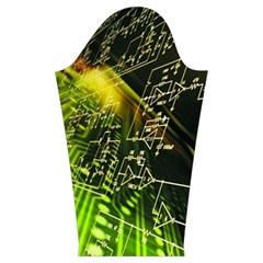 Machine Technology Circuit Electronic Computer Technics Detail Psychedelic Abstract Pattern Kids  Midi Sailor Dress from ArtsNow.com Sleeve Right