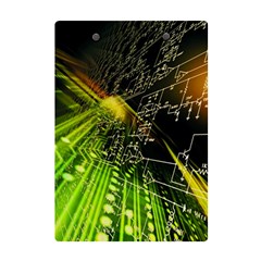 Machine Technology Circuit Electronic Computer Technics Detail Psychedelic Abstract Pattern A5 Acrylic Clipboard from ArtsNow.com Back
